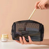 trousse de maquillage transparente