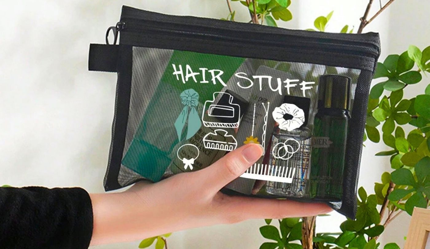 Trousse pour produits cheveux