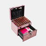 Vanity Coffret Maquillage Vanity Grand Format Rose