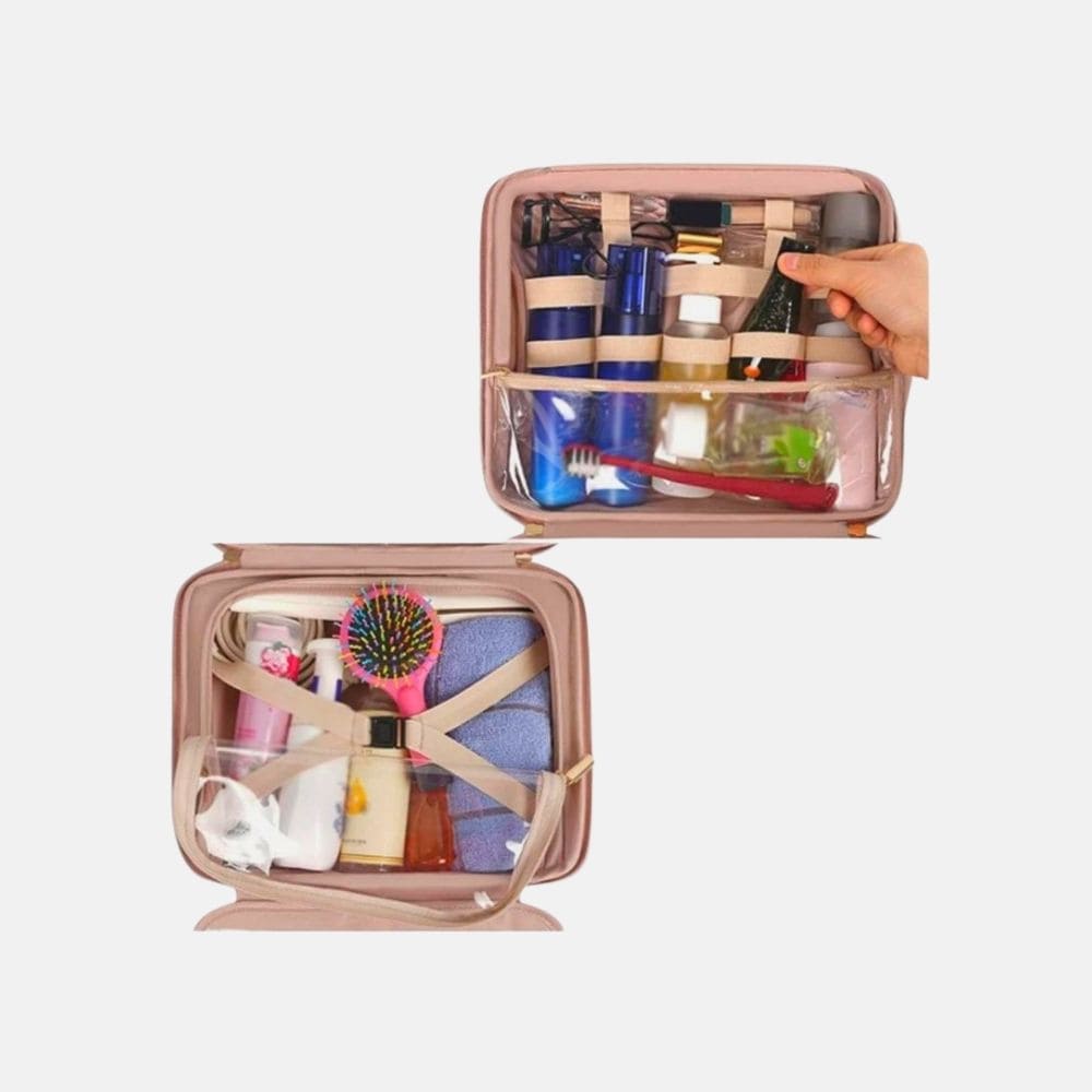 Trousse De Toilette Voyage XXL - Grande Capacité, Suspendable - Pour Homme Et Femme - Mini Vanity Déplacement