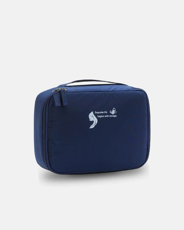 Trousse de Toilette Homme Mini Trousse De Toilette Voyage Bleu Navy / 26cm