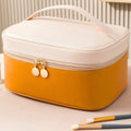 Vanity Petit Vanity Maquillage Beige Et jaune / 25 cm