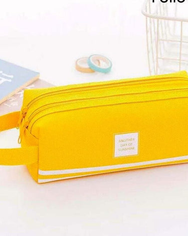 Trousse de Toilette Homme Petite Trousse De Toilette Jaune / 19cm