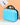 Vanity Portable Vanity Case Bleu Ciel / 32cm