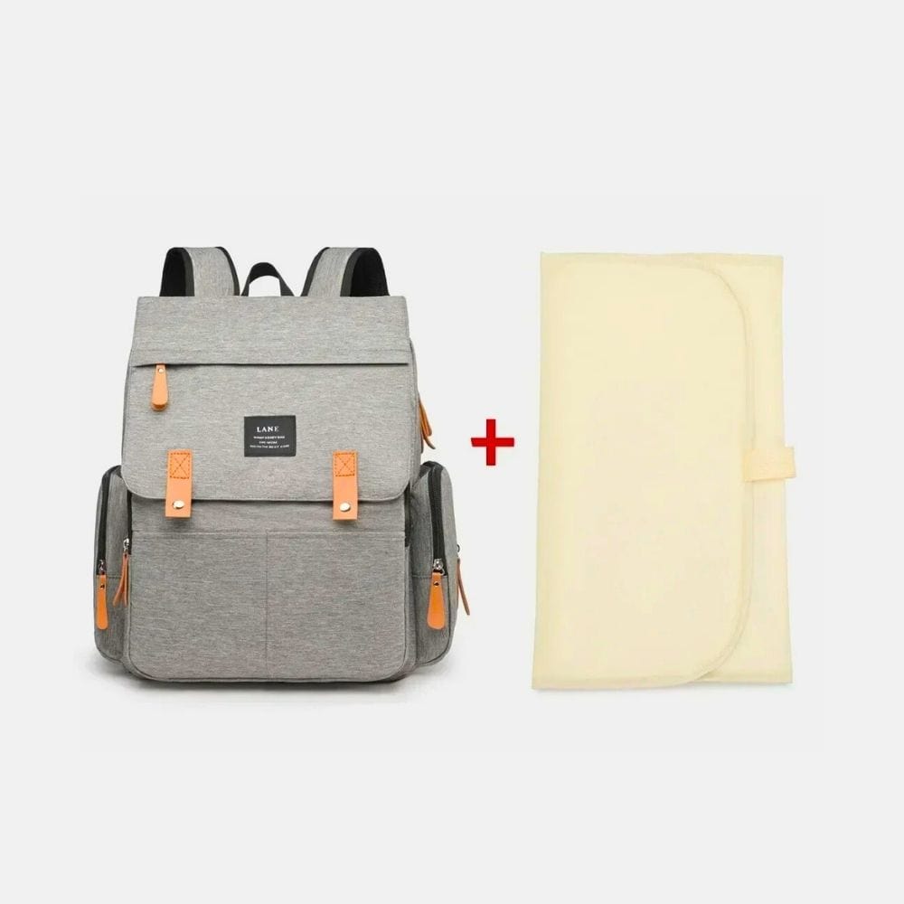 Vanity Sac A Langer Bebe Avec Tapis De Change Gris Clair