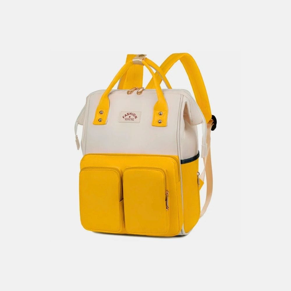 Vanity Sac A Langer Bebe Avion Jaune Et Beige