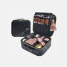 Trousse de maquillage trousse de maquillage chic Noir marbré