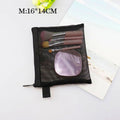 trousse de maquillage transparente