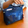 Trousse de toilette transparante Trousse De Maquillage Transparente Bleu Nuit