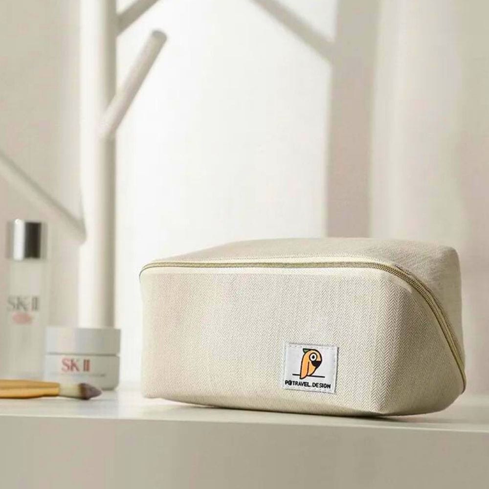Trousse de Toilette Femme Trousse De Toilette Beige Beige