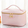 Trousse de Toilette Femme Trousse De Toilette Cuir Femme Rose C