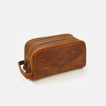 Trousse de Toilette Homme Cuir Trousse De Toilette Cuir Originale Homme Marron / 26 cm