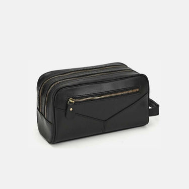 Trousse de Toilette Homme Cuir Trousse De Toilette Cuir Originale Homme Noir / 26 cm