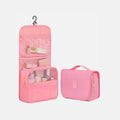 Trousse de Toilette Femme Trousse De Toilette De Voyage Femme A Suspendre Rose / 23cm