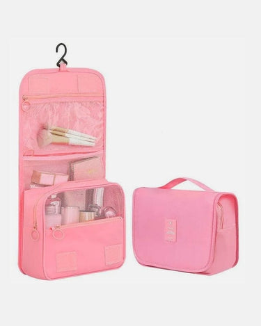 Trousse de Toilette Femme Trousse De Toilette De Voyage Femme A Suspendre Rose / 23cm