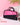 Trousse de toilette transparante Trousse de toilette femme plastique Noir et Rose Bonbon