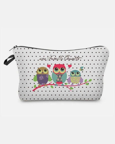 Trousse de toilette enfant Trousse De Toilette Hibou Motif Hibou 4 / 22 cm