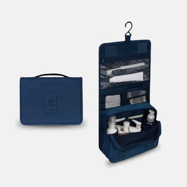 Trousse de Toilette Homme Trousse De Toilette Homme Avec Crochet Bleu Navy / 24cm