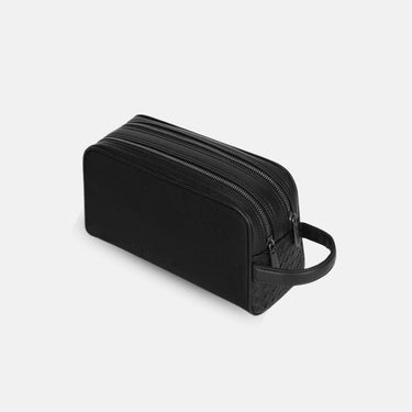 Trousse de Toilette Homme Cuir Trousse De Toilette Homme Avec Rangement Noir / 27cm