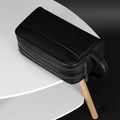 Trousse de Toilette Homme Cuir Trousse De Toilette Homme Avec Rangement Noir / 27cm