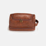 Trousse de Toilette Homme Cuir Trousse De Toilette Homme Cuir A Crochet Marron / 28cm