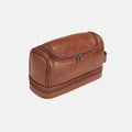 Trousse de Toilette Homme Cuir Trousse De Toilette Homme Cuir A Crochet Marron / 28cm