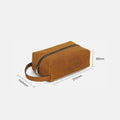 Trousse de Toilette Homme Cuir Trousse De Toilette Homme Cuir Couleur Cognac Cognac / 21cm