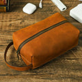 Trousse de Toilette Homme Cuir Trousse De Toilette Homme Cuir Couleur Cognac Cognac / 21cm