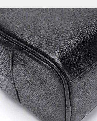 Trousse de Toilette Homme Cuir Trousse De Toilette Homme Cuir Noir Noir / 26cm