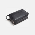 Trousse de Toilette Homme Cuir Trousse De Toilette Homme Cuir Véritable Noir / 28cm