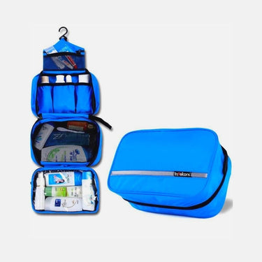 Trousse de Toilette Homme Trousse De Toilette Homme Depliante Bleu / 24cm