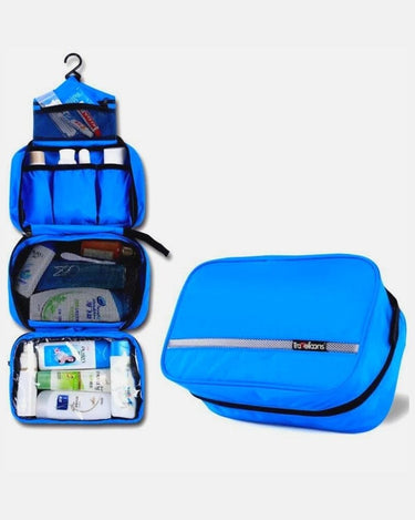 Trousse de Toilette Homme Trousse De Toilette Homme Depliante Bleu / 24cm