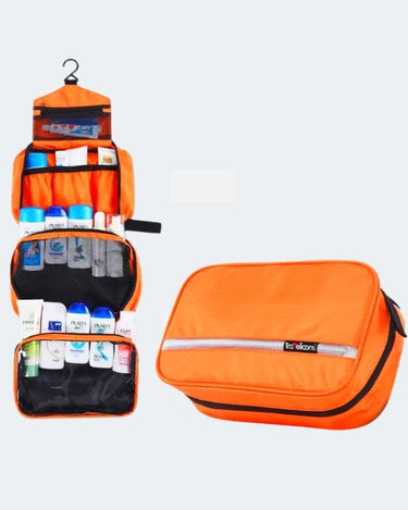 Trousse de Toilette Homme Trousse De Toilette Homme Depliante orange / 24cm