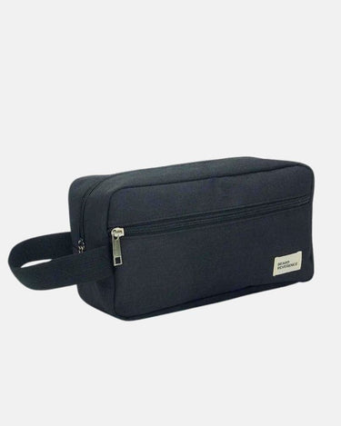 Trousse de Toilette Homme Trousse De Toilette Homme Double Zip Noir / 26cm