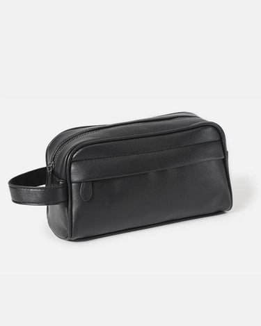 Trousse de Toilette Homme Cuir Trousse De Toilette Homme Noire Noir / 26cm