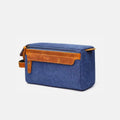 Trousse de Toilette Homme Cuir Trousse De Toilette Homme Toile Blue / 24 cm