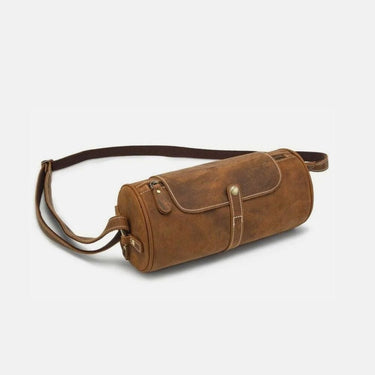 Trousse de Toilette Homme Cuir Trousse De Toilette Maroquinerie Marron  Clair