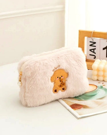 Trousse de toilette enfant Trousse De Toilette Peluche Chien Mignon