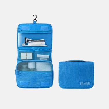 Trousse de Toilette Homme Trousse De Toilette Pliable A Suspendre Bleu-Ciel / 23cm