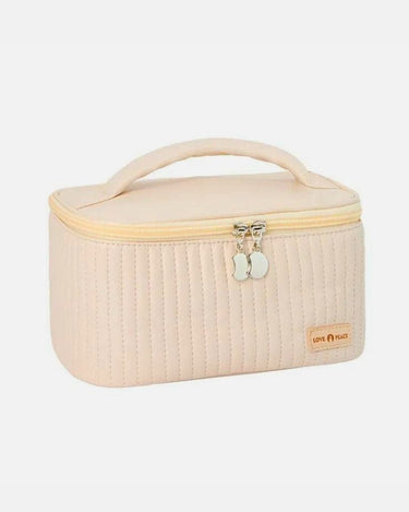 Trousse de Toilette Femme Trousse De Toilette Pratique Femme Beige / 21cm