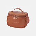 Trousse de Toilette Femme Trousse De Toilette Rigide Femme Marron / 21cm