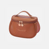 Trousse de Toilette Femme Trousse De Toilette Rigide Femme Marron / 21cm