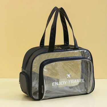 Trousse de toilette transparante Trousse De Toilette Transparente Voyage Noir