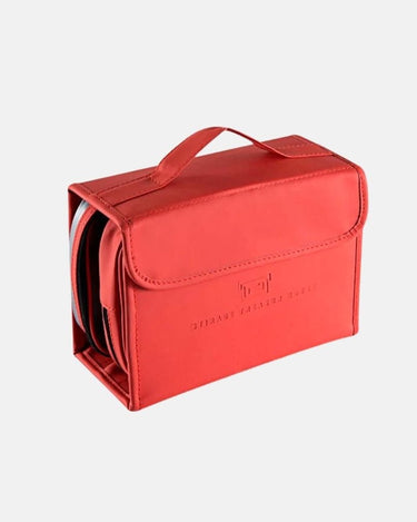 Trousse de Toilette Homme Trousse De Toilette Voyage Pratique Rouge / 22cm