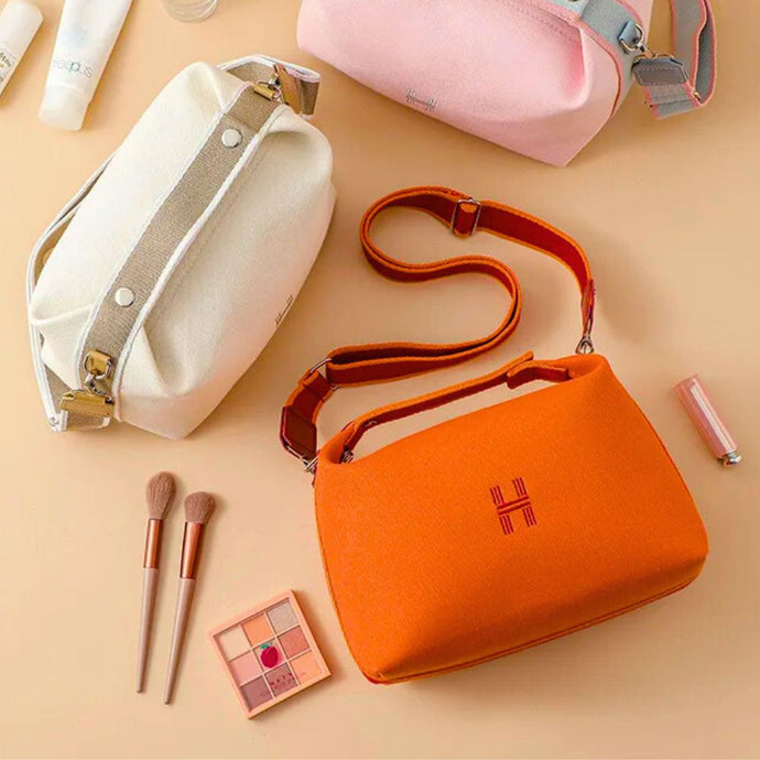 Trousse de toilette femme orange