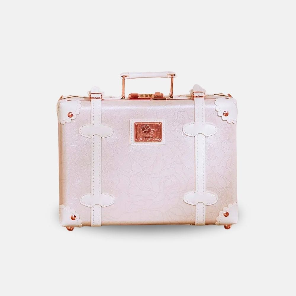 Vanity Vanity Case Cuir Femme Beige Et Blanc / Color-10