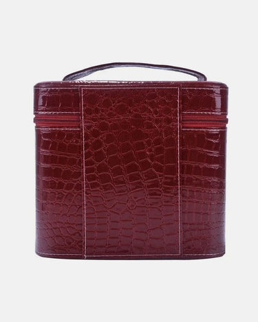 vanity case cuir femme bordeaux 1