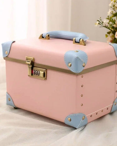 Vanity vanity case rigide Rose Et Bleu