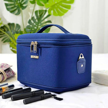 Trousse de Toilette Homme Vanity Case Souple Bleu / M