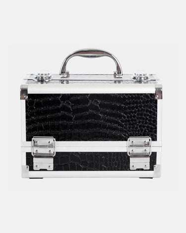 vanity femme rigide voyage Alligator Noir